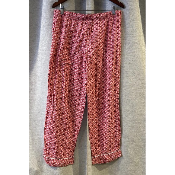 Victoria's Secret Dreamer Pajamas M Red Reindeer‎ Modal Lightweight Flannel - Picture 8 of 9